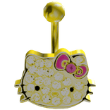𝓢 | Hello Kitty Belly Piercing Gold
