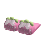  ‧🍓| Pink strawberry shortcake slippers◞࿔. 