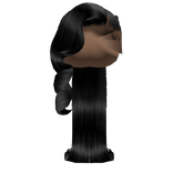 𝒫 | Ponytail with braids and flipped ends (black)