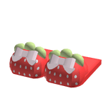  ‧🍓| Red strawberry shortcake slippers◞࿔. 