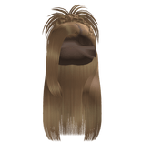 𝒫 | Spiky Braided Half Up Half Down in Blonde