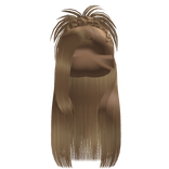 𝒫 | Spiky Braided Half Up Half Down in Blonde