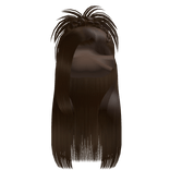 𝒫 | Spiky Braided Half Up Half Down in Brown