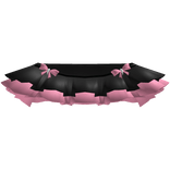 ♡ | vampire fangs halloween black pink skirt