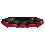 ♡ | vampire fangs halloween black red skirt