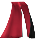 ♡ | vampire halloween black red low waist cape