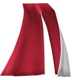 ♡ | vampire halloween white red low waist cape