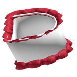 ♡ | vampire halloween white red sleeve (LEFT) 3.0
