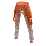 Orange & White Trippy Pants