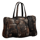 Orange Animal Print Vintage Hand Bag