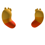 Orange Candy Corn Arrius Troll Horns