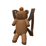 Orange Capybara Plush Backpack