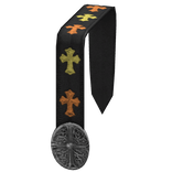 Orange Chrome Shoulder Belt