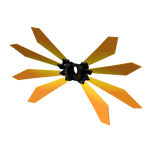 Orange Combat Robot Wings