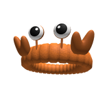 Orange Crab Headband