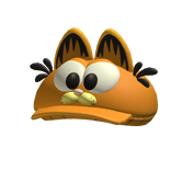 Orange Cute Angry Cat Beret Hat