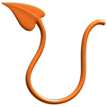 Orange Demon Tail