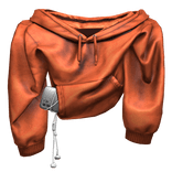 Orange Draped Hoodie & Phone 1.0
