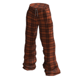 Orange Halloween Plaid Pajamas