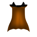 Orange Halloween Vampire Cape