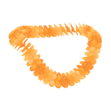 Orange Hawaiian Lei Necklace