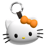 Orange Kitty Keychain