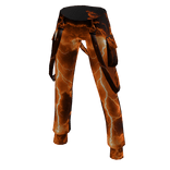 Orange Lightning Bolt Pants
