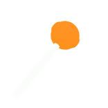 Orange Lollipop