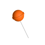 Orange Lollipop