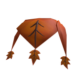 Orange Maple Leaf Scarf