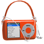 Orange MP3 Shoulder Bag