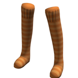 Orange | Leg Warmers Thigh High Socks