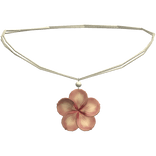 Orange Orchid Necklace 3.0