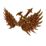 Orange Requiem Wings Gold