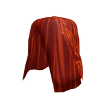 Orange Silky Drag Skirt