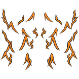 Orange Spiky Aura Bottom