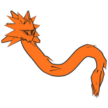 Orange Spiky Dragon