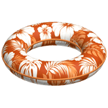 Orange Summer Hibiscus Floatie