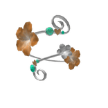 Orange Summer Silver Armcuff [3.0]