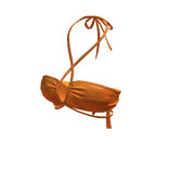 Orange Summer Vibes Beach Bikini Halter Top