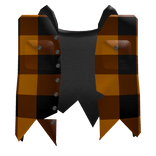 Orange Torn Flannel