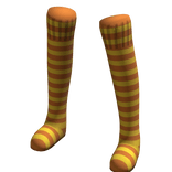 Orange Yellow | Leg Warmers Thigh High Socks