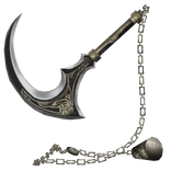 Ornate Gaian Esoteric Chained Skein Blade