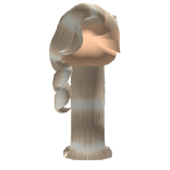 𝒫 |Ponytail w braids and flipped ends (P blonde)