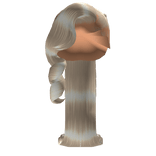 𝒫 |Ponytail w braids and flipped ends (P blonde)