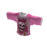 Over Size TRB Skull electric Y2K  Color Pink 