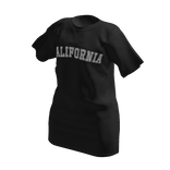 Oversized california tee shirt black