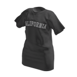 Oversized california tee shirt grey