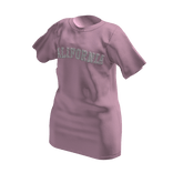 Oversized california tee shirt pink