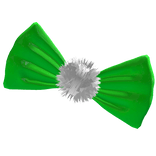 ୨୧ Oversized Latex Scene Bow (Green) ୨୧